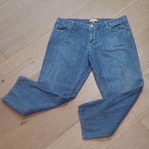 EUC Sanctuary Cropped Jean Women's sz 31 100% Cotton Mid Rise Chambray Denim